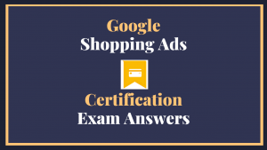 Google Shopping ads exam